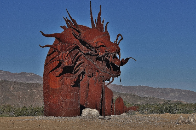 serpent metal art
